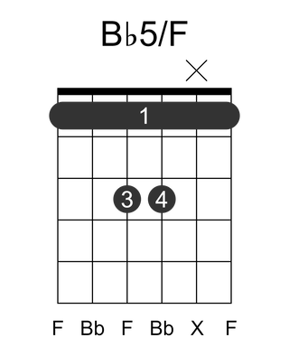 Bb5/F