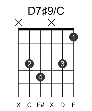D7#9/C