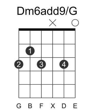 Dm6add9/G