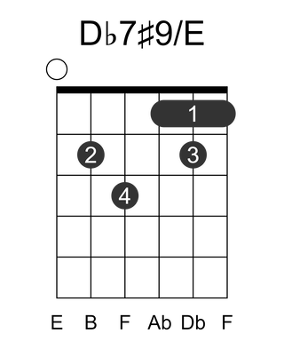 Db7#9/E