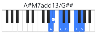 A#M7add13