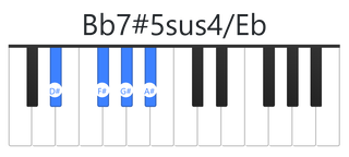 Bb7#5sus4