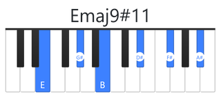 Emaj9#11