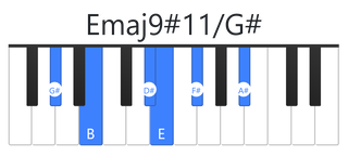 Emaj9#11