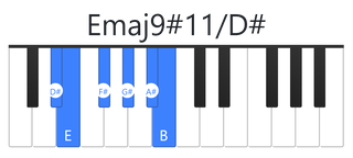 Emaj9#11