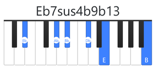 Eb7sus4b9b13