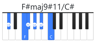 F#maj9#11