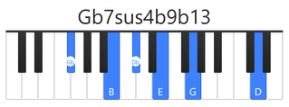 Gb7sus4b9b13