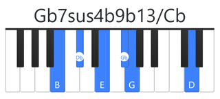 Gb7sus4b9b13